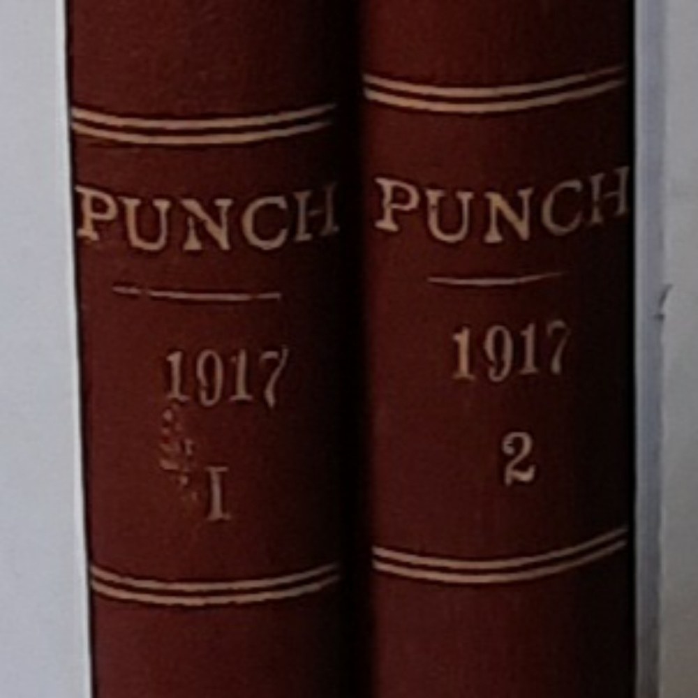 1917 Punch or The London Charivari Set